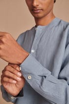 Sky Linen Men's Shirt Kurta view 14