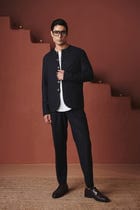 Kohl Co-Linen Men's Round Neck Jacket view 7