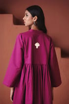 Orchid Co-Linen Gathered Shirt Set - Sale view 3