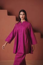 Orchid Co-Linen Gathered Shirt Set - Sale view 8
