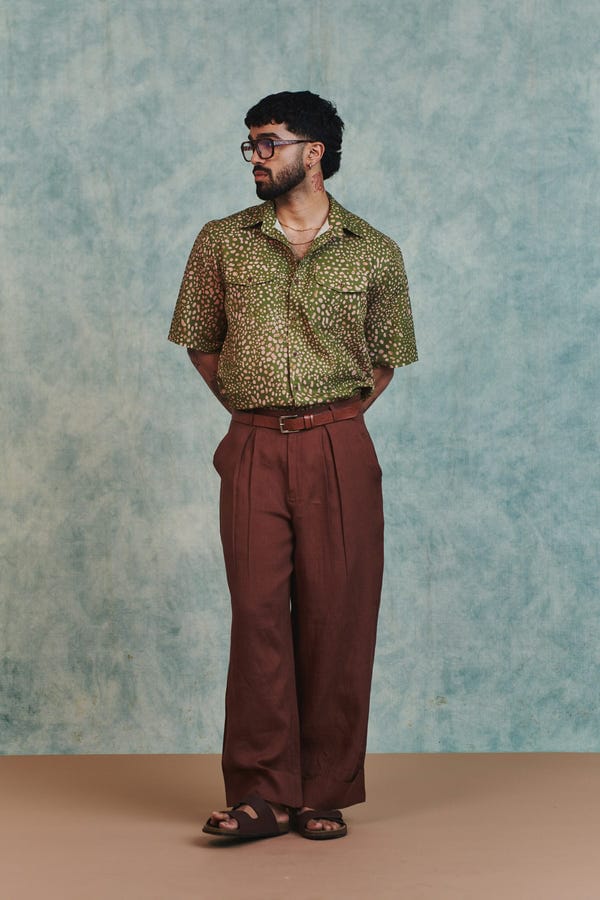 Saphed — Blot Co-Linen Men's Flap Pocket Shirt