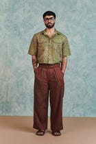 Blot Co-Linen Men's Flap Pocket Shirt view 5