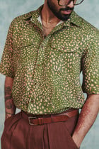 Blot Co-Linen Men's Flap Pocket Shirt view 6
