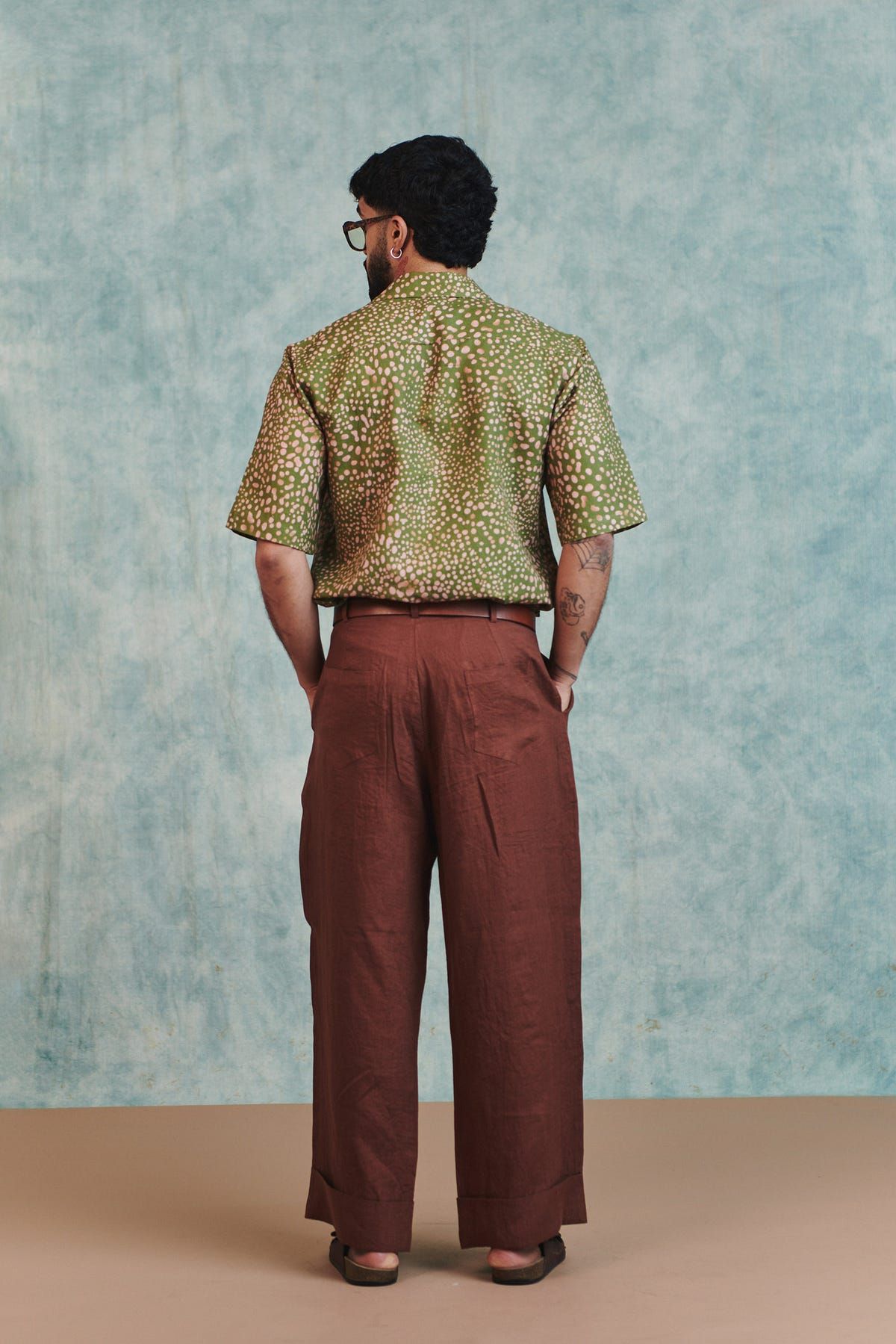 Blot Co-Linen Men's Flap Pocket Shirt - image 8