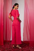 Rani Linen Wrapped Jumpsuit view 3