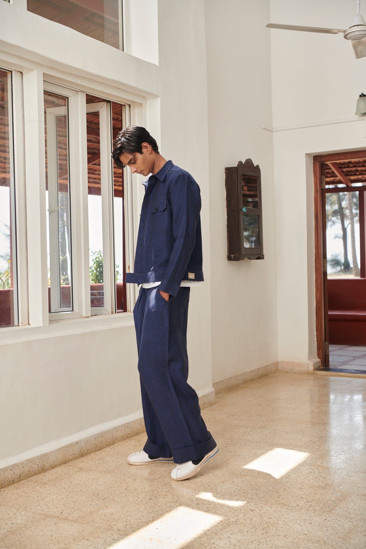 Neel Linen Denim Jacket - image 7