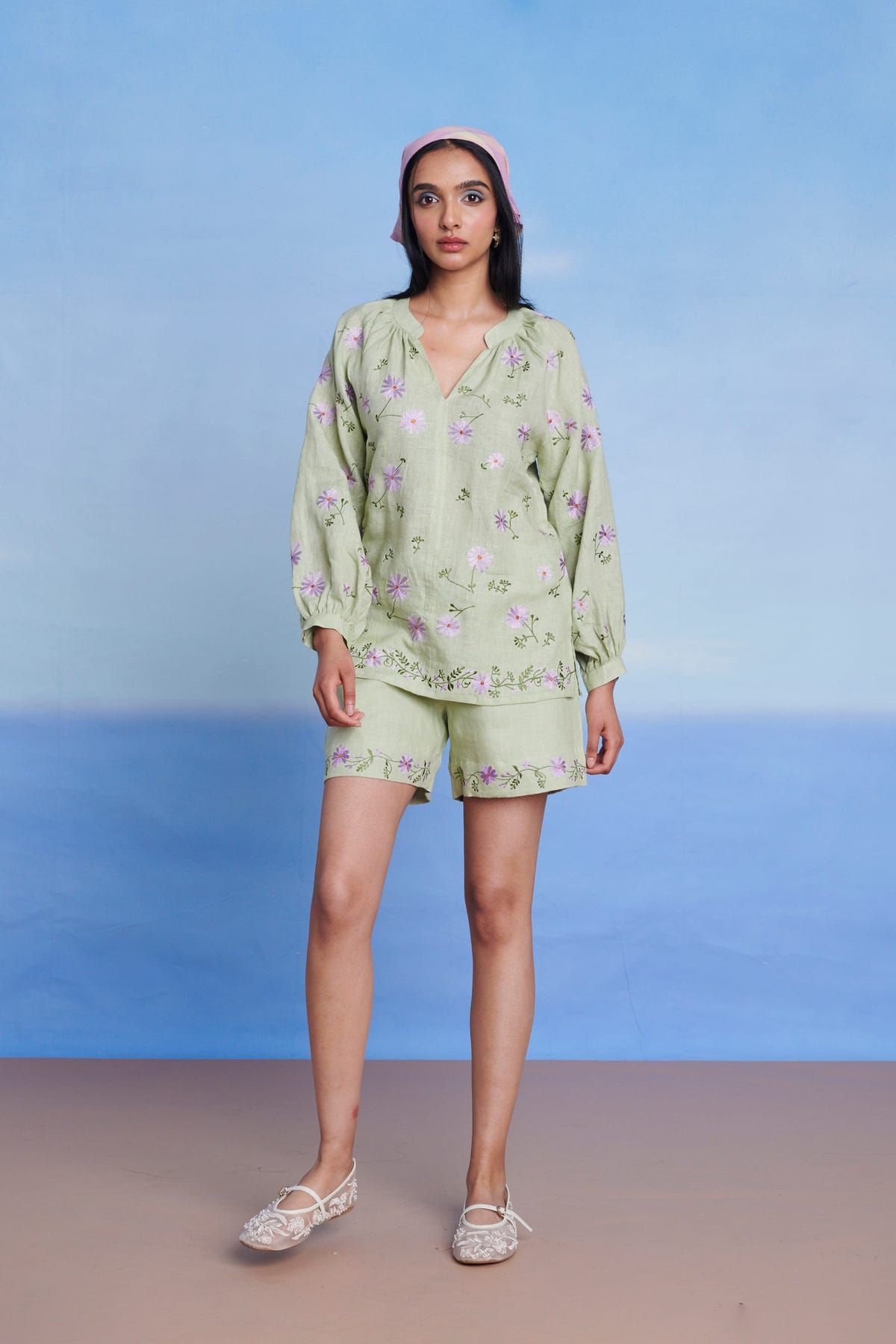 Pista Linen Billow Top - image 12