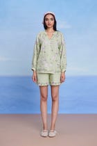 Pista Linen Billow Top view 2