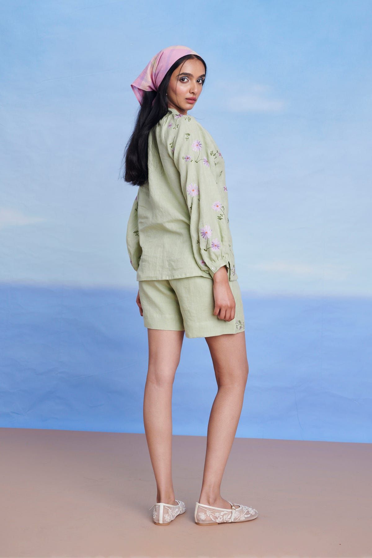 Pista Linen Billow Top - image 3