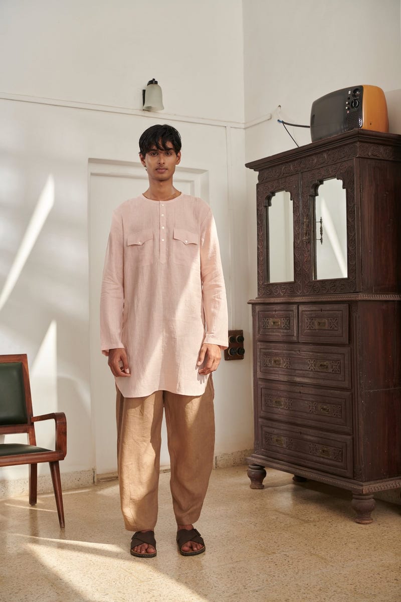 Mousse Linen Men's Boho Pants - Sale