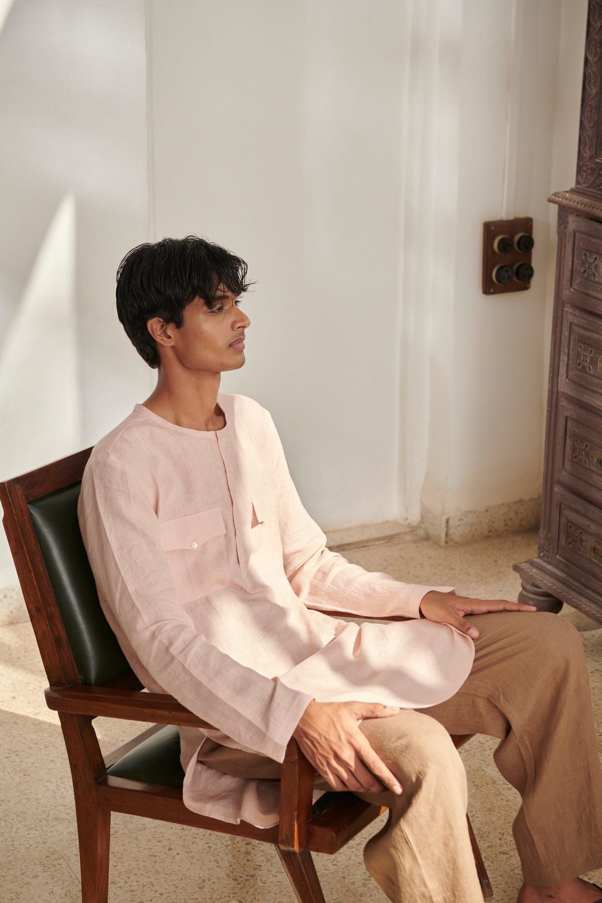 Mousse Linen Men's Boho Pants - Sale - image 2