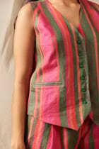 Surekha Linen Waistcoat view 4