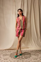 Surekha Linen Waistcoat view 5