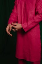 Rani Linen Men's Kurta Set view 6