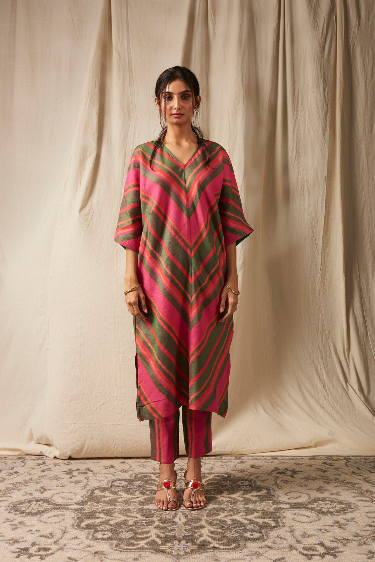 Surekha Linen Slim Pants - Sale - image 1