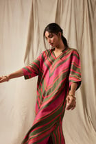 Surekha Linen Slim Pants - Sale view 2