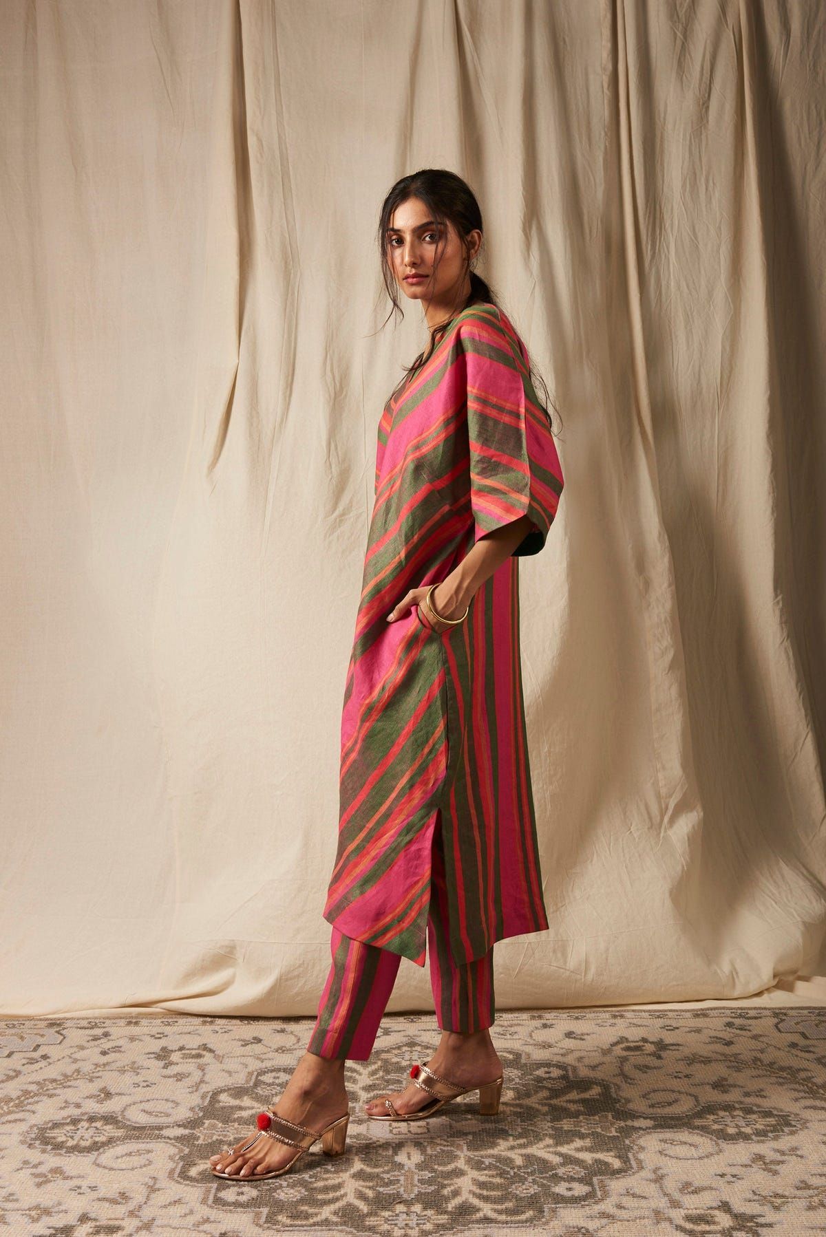 Surekha Linen Slim Pants - Sale - image 3