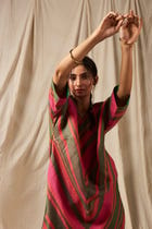 Surekha Linen Slim Pants - Sale view 7
