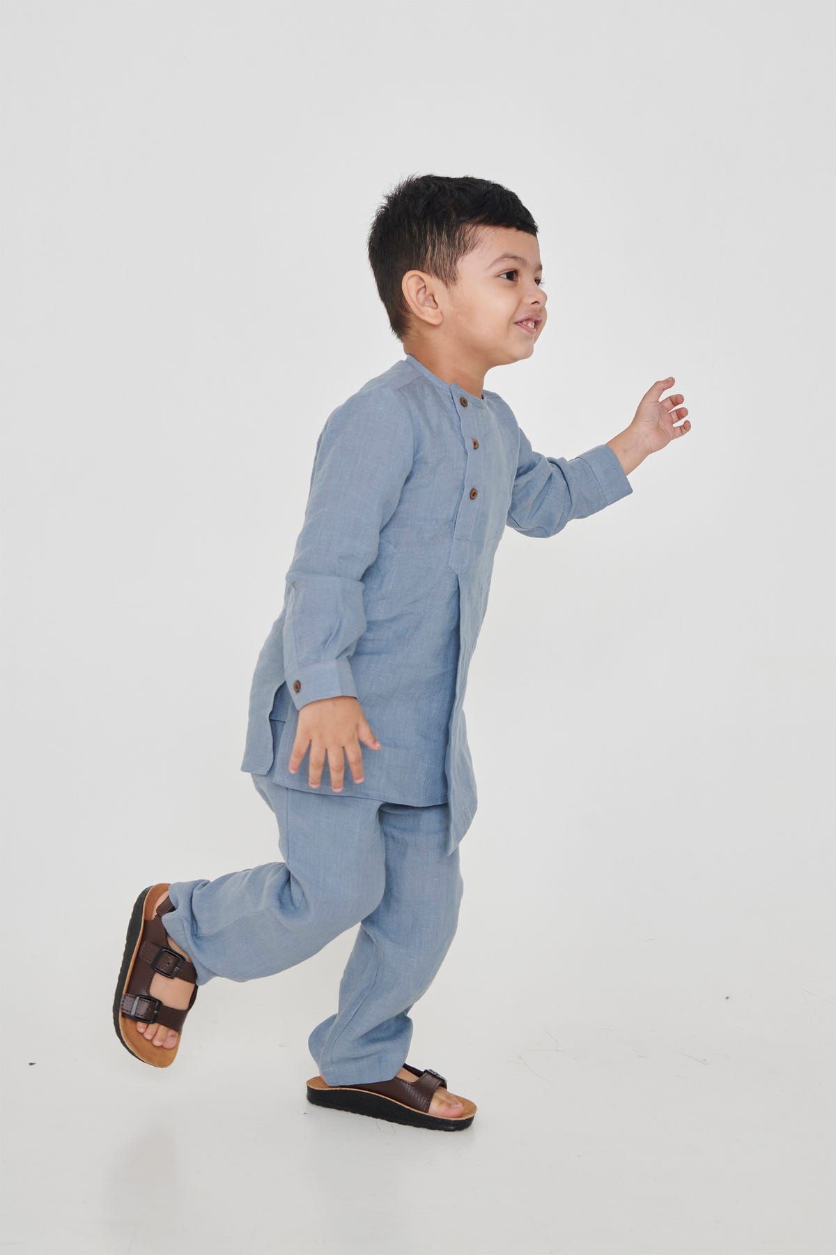Sky Linen Boys Side Open Kurta Set - image 2