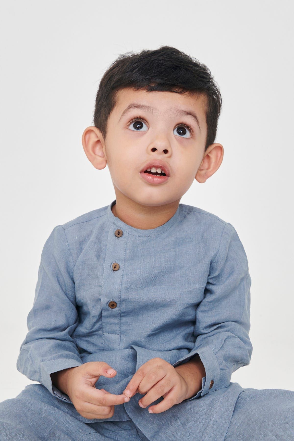 Sky Linen Boys Side Open Kurta Set - image 5