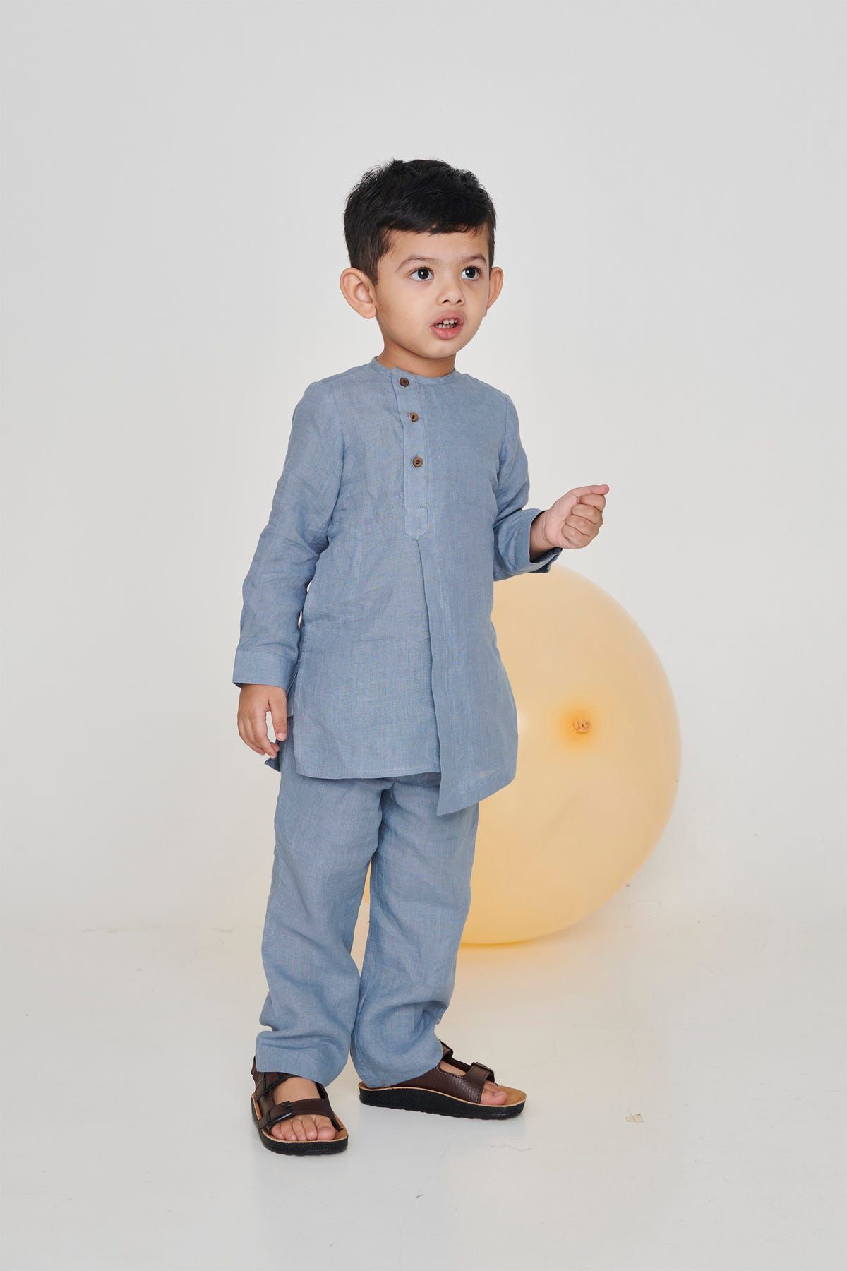 Sky Linen Boys Side Open Kurta Set - image 6