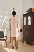 Blush Linen Men's Round Hem Kurta view 8