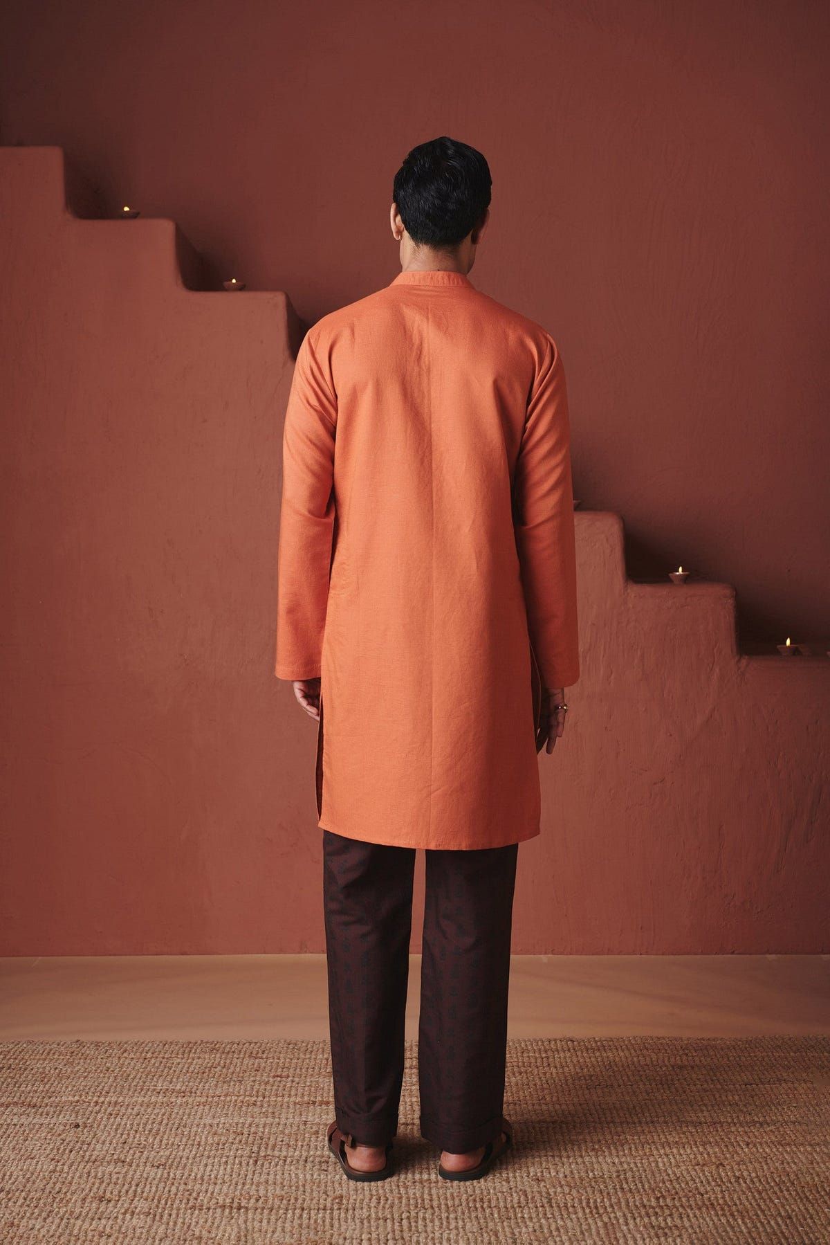 Marigold Co-Linen Men's Classic Kurta - Sale - image 4