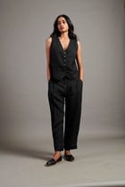 Kohl Co-Linen Pleated Trousers view 1