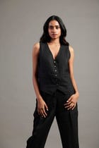 Kohl Co-Linen Pleated Trousers view 3