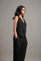 Kohl Co-Linen Pleated Trousers view 4