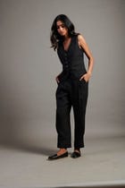Kohl Co-Linen Pleated Trousers view 7