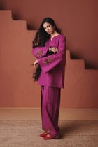 Rani Linen Farsi Kurta Set view 2