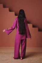 Rani Linen Farsi Kurta Set view 5