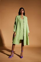 Pista Linen Shirt Dress view 2