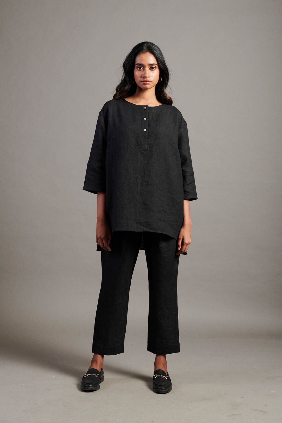 Kohl Co-Linen Short Kurta Set - image 1