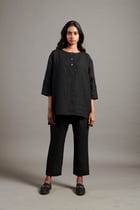 Kohl Co-Linen Short Kurta Set view 1