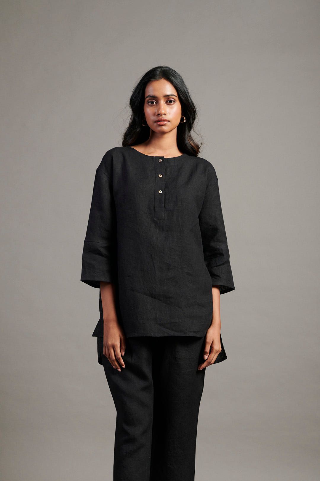 Kohl Co-Linen Short Kurta Set - image 2