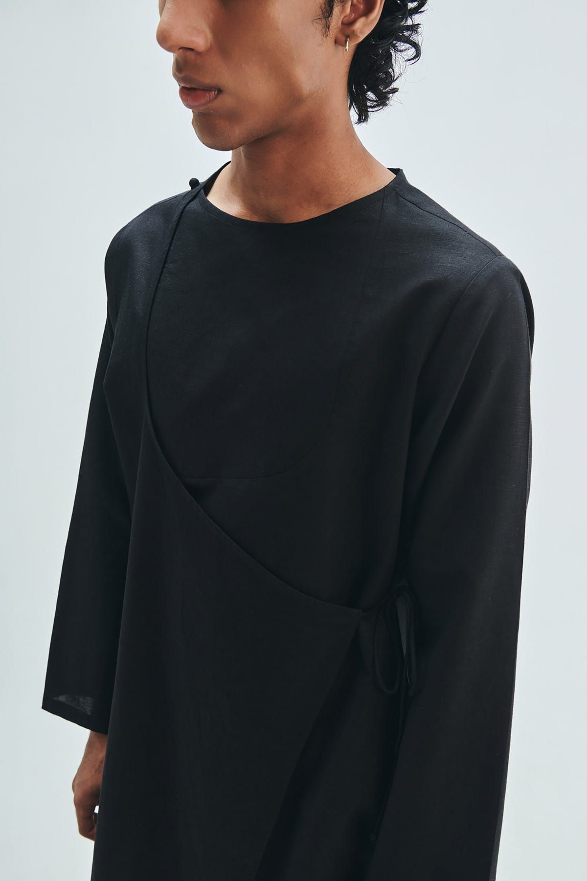 Kohl Co-Linen Men's Angrakha Kurta - image 11