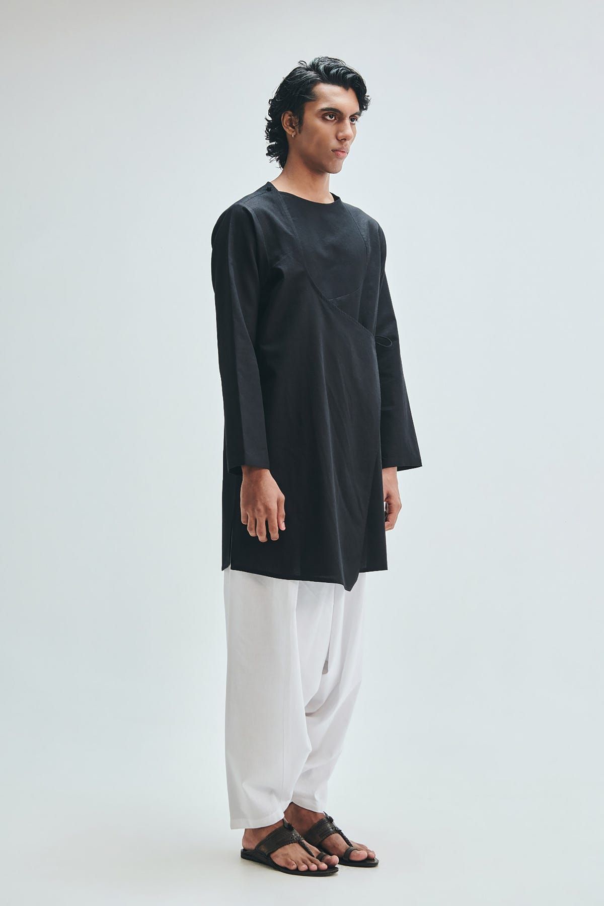 Kohl Co-Linen Men's Angrakha Kurta - image 3