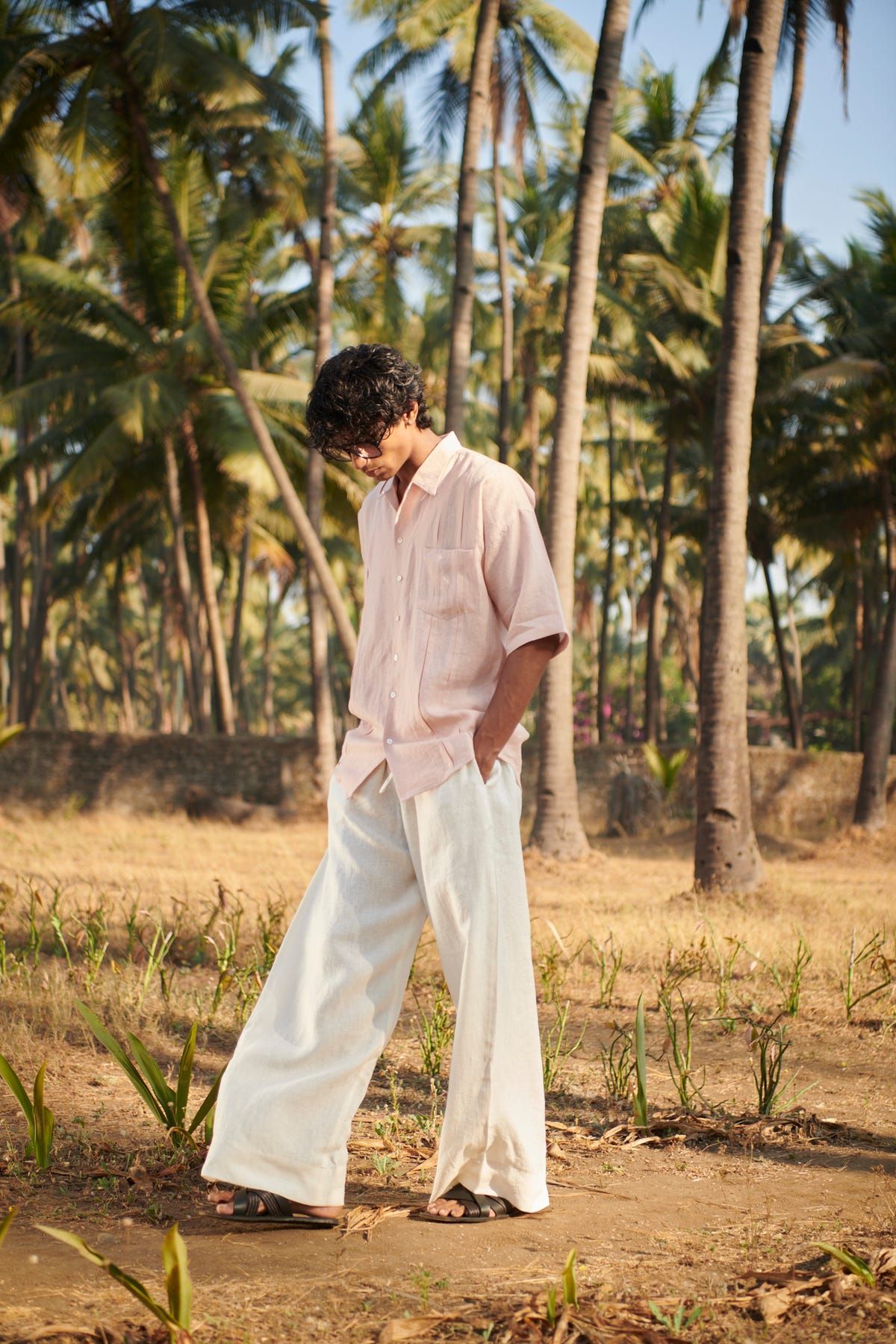 Taj Co-Linen Men's Relaxed Pyjama Pants - image 5