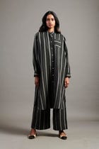 Dhaari Linen Shirt Dress - Sale view 1