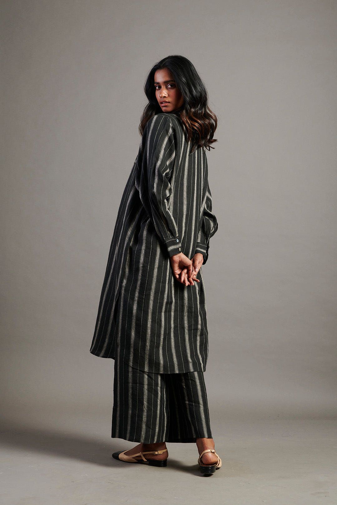 Dhaari Linen Shirt Dress - Sale - image 2