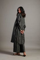 Dhaari Linen Shirt Dress - Sale view 2