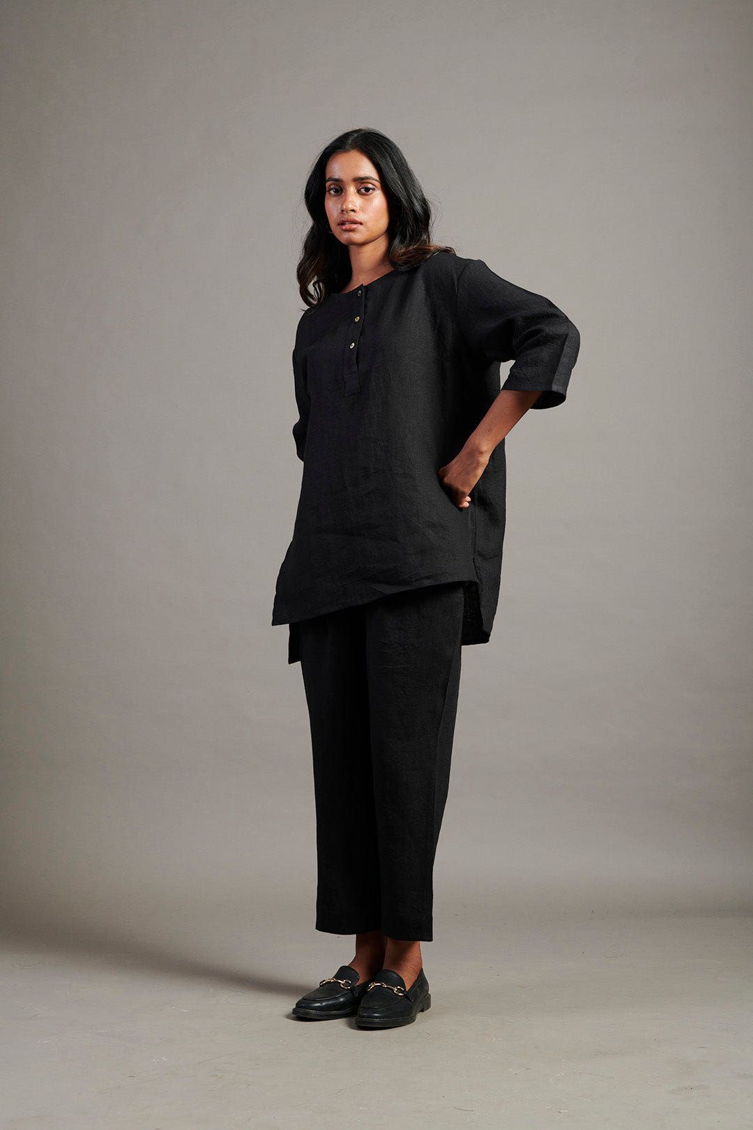 Kohl Co-Linen Short Kurta - image 3