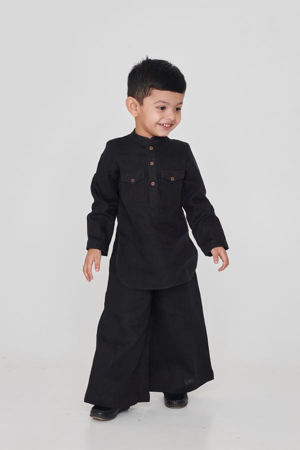 Saphed — Kohl Co-Linen Boys Saif Kurta Set