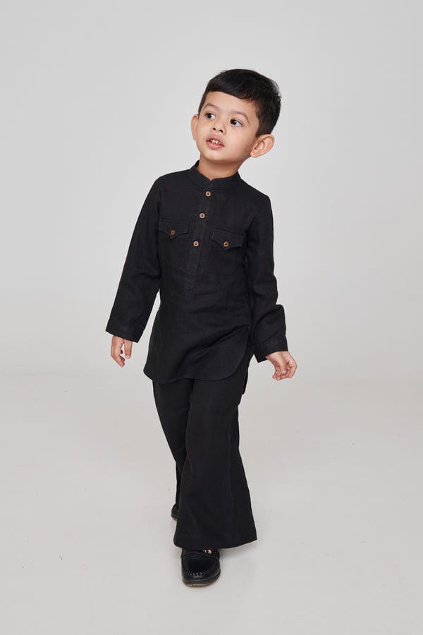 Saphed — Kohl Co-Linen Boys Saif Kurta Set