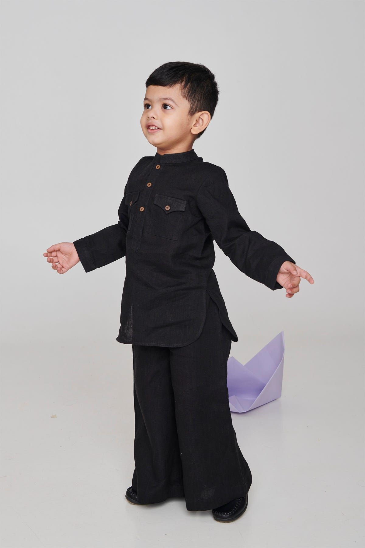 Kohl Co-Linen Boys Saif Kurta Set - image 3