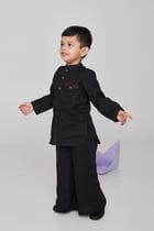 Kohl Co-Linen Boys Saif Kurta Set view 3