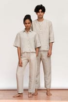 Undyed Linen Men's Pyjama Set - Sale view 5