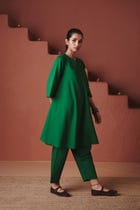 Panna Linen Salwar - Sale view 7